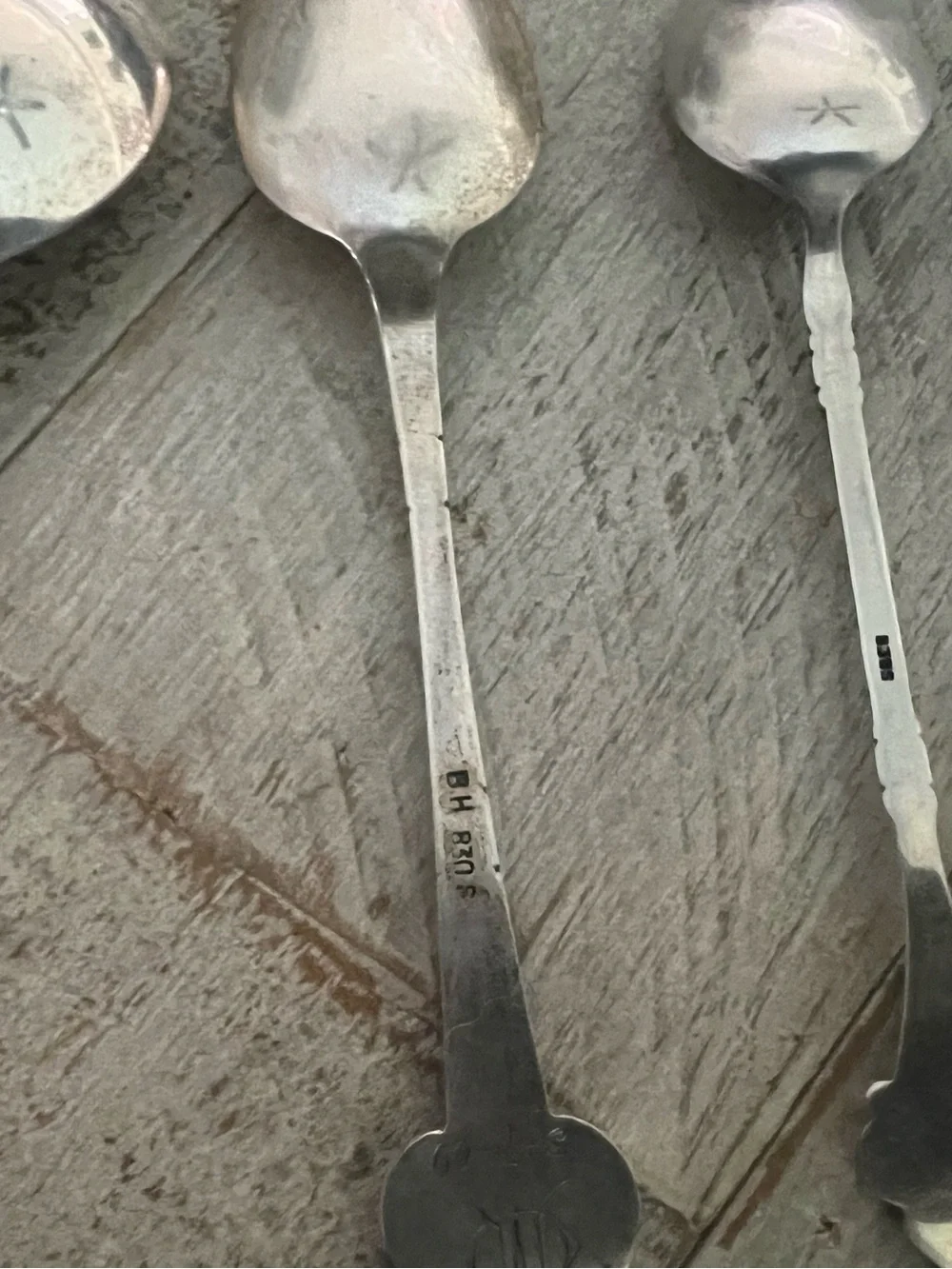Assorted Antique Silver-Tone Serving and Tea Spoon Classic Decorative Handles